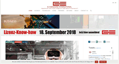 Desktop Screenshot of e3zine.com